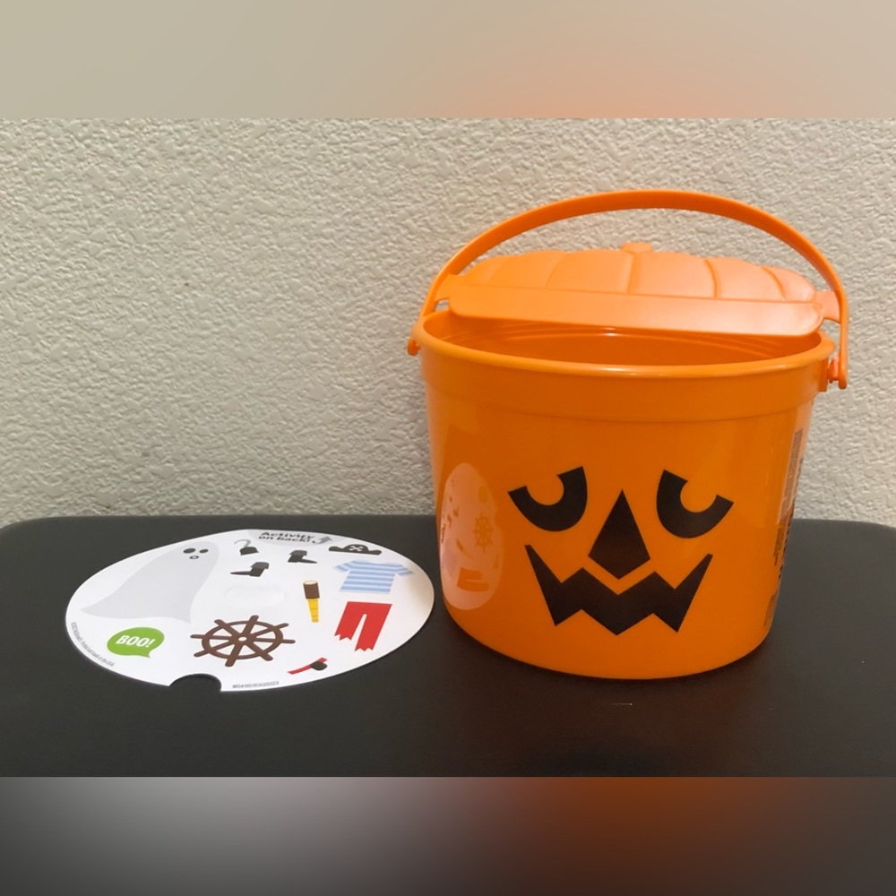 McDonald’s Halloween Happy Meal Orange Pumpkin Pail 2022